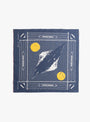 Mirrored Fuji Selvedge Bandana-Navy-KAPITAL at Couverture & The Garbstore Main