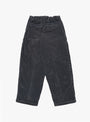 14W Corduroy Centre Pleat Easy Trouser from Kapital comes in Black at Couverture & The Garbstore
back