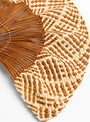The Toquilla Frilly Hand Fan from CORO CORA comes in Brown at Couverture & The Garbstore
detail