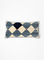 The Lara Cushion from Christina Lundsteen comes in silver blue at Couverture & the Garbstore
front