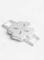 Clover Shoelace Charm Silver from GOTTLOB at Couverture & The Garbstore
detail