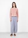 The Tilos Sweatshirt Blush from Suzie Kondi at Couverture & The Garbstore
model front 