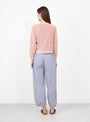 The Tilos Sweatshirt Blush from Suzie Kondi at Couverture & The Garbstore
model back