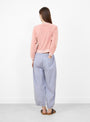 The Tilos Sweatshirt Blush from Suzie Kondi at Couverture & The Garbstore
model back
