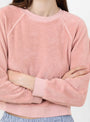 The Tilos Sweatshirt Blush from Suzie Kondi at Couverture & The Garbstore
model detail