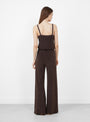 The Elma Jumpsuit Truffle from Suzie Kondi at Couverture & The Garbstore
model back