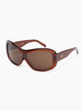 The Nina Sunglasses from DMY Studios come in Transparent Rust at Couverture & The Garbstore
side