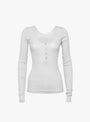 Palma Henley Long Sleeve T-Shirt from MALU comes in Sky Grey at Couverture and The Garbstore
ghost