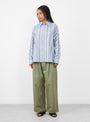 The Kimono Shirt Blue Multi from Meryll Rogge at Couverture and The Garbstore
model front 