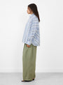 The Kimono Shirt Blue Multi from Meryll Rogge at Couverture and The Garbstore
model side