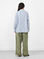 The Kimono Shirt Blue Multi from Meryll Rogge at Couverture and The Garbstore
model back