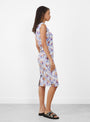 Slip Skirt with Side Bows Purple and Orange from Meryll Rogge at Couverture & The Garbstore
model side