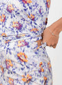 Slip Skirt with Side Bows Purple and Orange from Meryll Rogge at Couverture & The Garbstore
detail