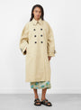 Kimono Raincoat Sand from Meryll Rogge at Couverture & The Garbstore
model front 