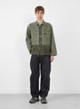 The Washed Wide Denim Pants from A.PRESSE come in One Wash at Couverture & The Garbstore
Model front 