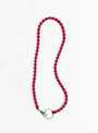 Key Chain Long Bordo from Ina Seifart at Couverture & The Garbstore
front 