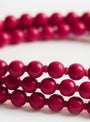 Key Chain Long Bordo from Ina Seifart at Couverture & The Garbstore
beads