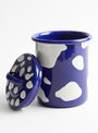 Large Jar Navy Cloud from Elifle at Couverture & The Garbstore
lid