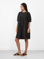 The Suki Dress from Skall Studio comes in Black at Couverture & The Garbstore
model side