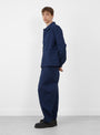 The Groundhog Jacket from YMC comes in Blue at Couverture & The Garbstore
model side