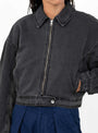 The Spencer Jacket from YMC comes in Charcoal at Couverture & The Garbstore
detail
