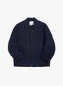 The Cotton Linen Construction Jacket from YMC comes in Navy at Couverture & The Garbstore
front 