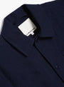 The Cotton Linen Construction Jacket from YMC comes in Navy at Couverture & The Garbstore detail