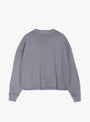 The Perforated Studio Sweatshirt from YMC comes in Grey at Couverture & The Garbstore
front 