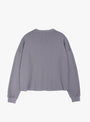 The Perforated Studio Sweatshirt from YMC comes in Grey at Couverture & The Garbstore
back 