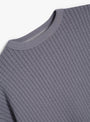 The Perforated Studio Sweatshirt from YMC comes in Grey at Couverture & The Garbstore
detail