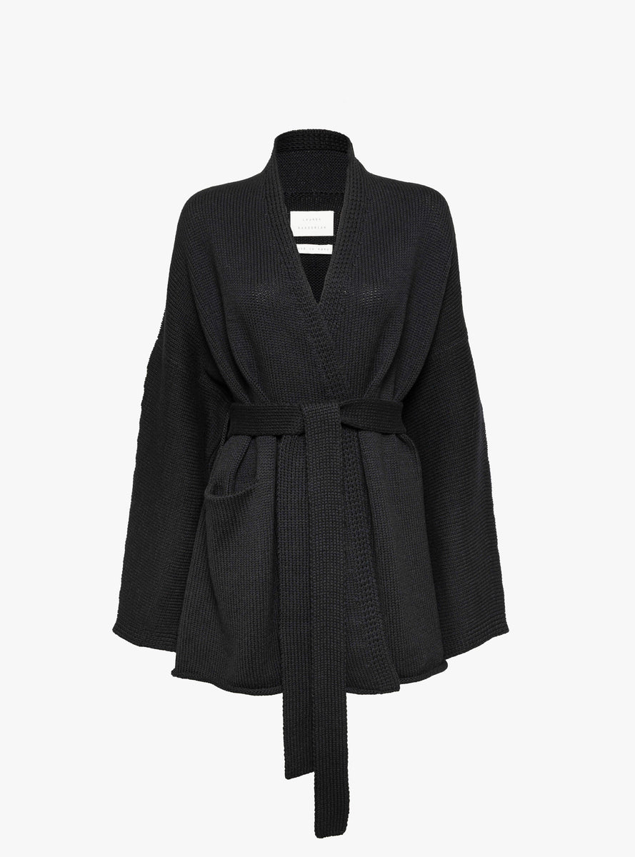 LAUREN MANOOGIAN ショートガウン Coto Cardigan Black by Lauren Manoogian | Couverture & The