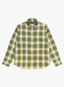 Beach Ombre Plaid Shirt Green-Green-Stussy (front) at Couverture & The Garbstore