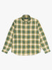 Beach Ombre Plaid Shirt Green-Green-Stussy (front) at Couverture & The Garbstore