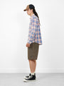 Baggy Beach Short Olive-Olive-Stussy model side at Couverture & The Garbstore