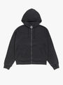 Lightweight Thermal Hoodie-Faded Black-Stussy (front) at Couverture & The Garbstore