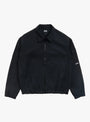 Mechanic Jacket Black-Black-Stussy (front) at Couverture & The Garbstore