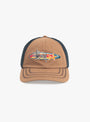 LP Oval Star Cap Brown-Brown-Stussy (front) at Couverture & The Garbstore