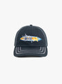 LP Oval Star Cap Black-Black-Stussy (front) at Couverture & The Garbstore