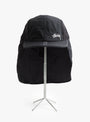Foldable Shade Hat-Black-Stussy (front) at Couverture & The Garbstore