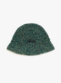Hemp Stock Bucket Hat-Multi Green-Stussy (front)_1.jpg at Couverture & The Garbstore