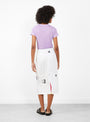 Futebol Pleated Skirt Multi-Multi-Renata Brenha(model_back) at Couverture & The Garbstore [pos:3.jpg]