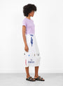 Futebol Pleated Skirt Multi-Multi-Renata Brenha(model_side) at Couverture & The Garbstore [pos:2.jpg]