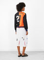 Futebol V-Neck Jersey Multi S2-Multi-Renata Brenha(model back) at Couverture & The Garbstore [pos:3.jpg]