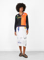 Futebol V-Neck Jersey Multi S2-Multi-Renata Brenha(model front) at Couverture & The Garbstore [pos:1.jpg]