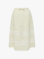 Pippa Solid Midi Skirt Cream Cream Sea (ghost) at Couverture & The Garbstore