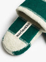 Galleria Slippers-EmeraldMelon-Marimekko closeup at Couverture & The Garbstore