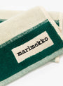 Galleria Hand Towel-EmeraldMelon-Marimekko closeup at Couverture & The Garbstore