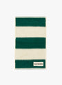 Galleria Hand Towel-EmeraldMelon-Marimekko topview at Couverture & The Garbstore