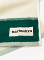 Galleria Guest Towel-EmeraldMelon-Marimekko closeup at Couverture & The Garbstore