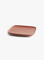 Oiva - Tiiliskivi Plate-Chestnut-Marimekko(detail) at Couverture & The Garbstore
side 